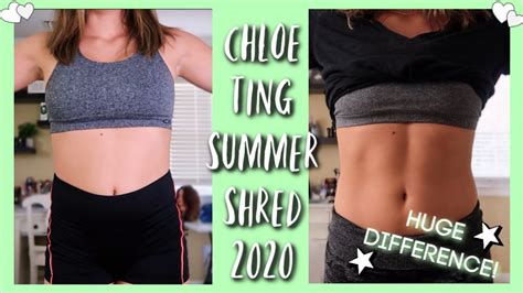 chloe ting summer shredding|8 week summer shred.